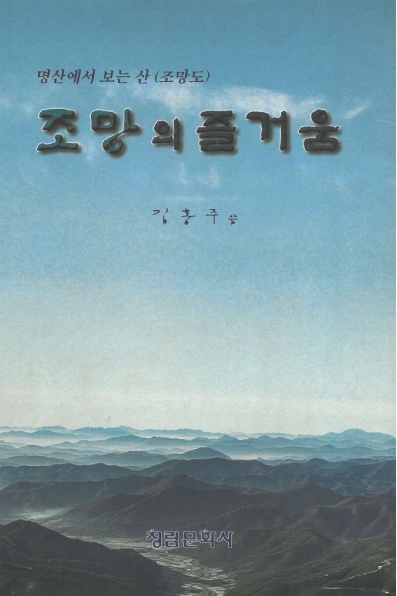 조망의 즐거움_김홍주_시도출판사_1999