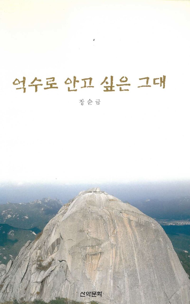 억수로 안고 싶은 그대_장순금_도서출판 산악문화_2002