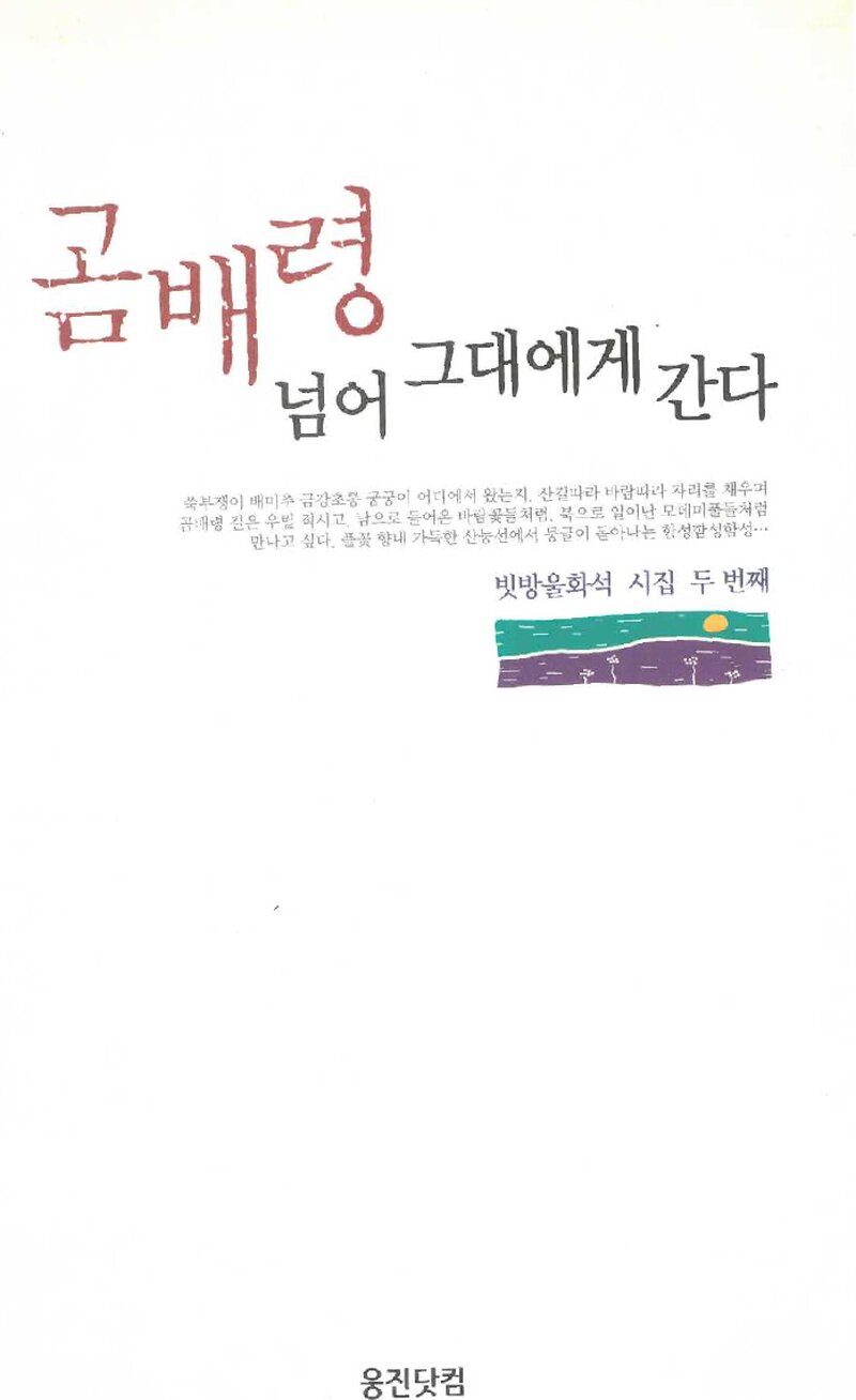곰배령 넘어 그대에게 간다_빗발화석_웅진닷컴_2002