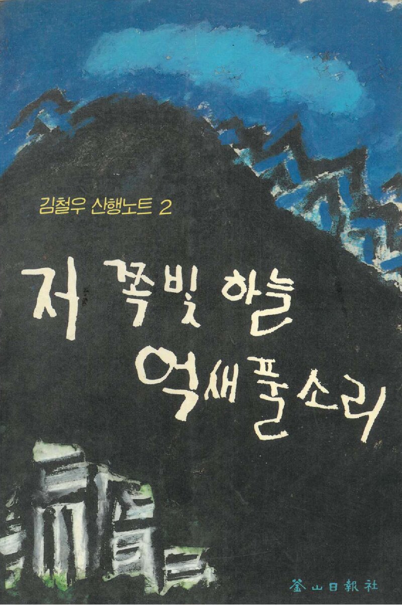 저 쪽빛 하늘 억새풀소리_김철우_부산일보사_1991