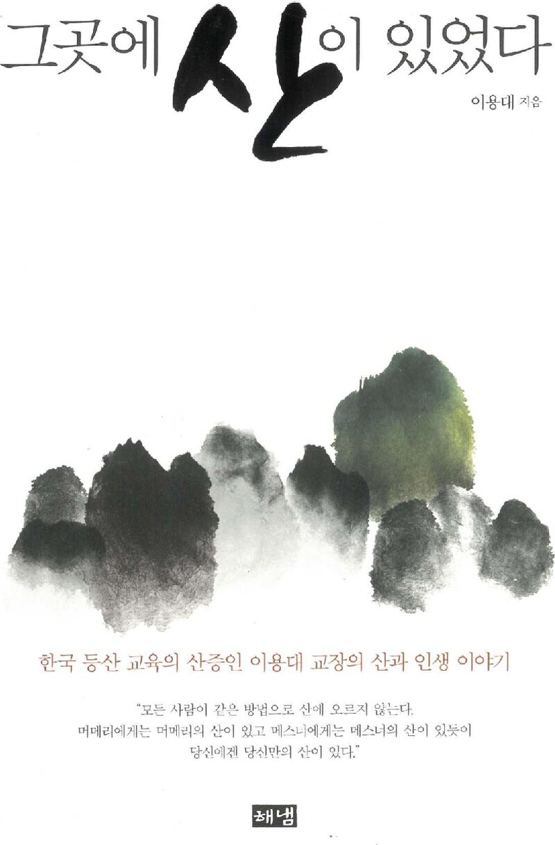 그곳에 산이 있었다_이용대_해냄출판사_2014